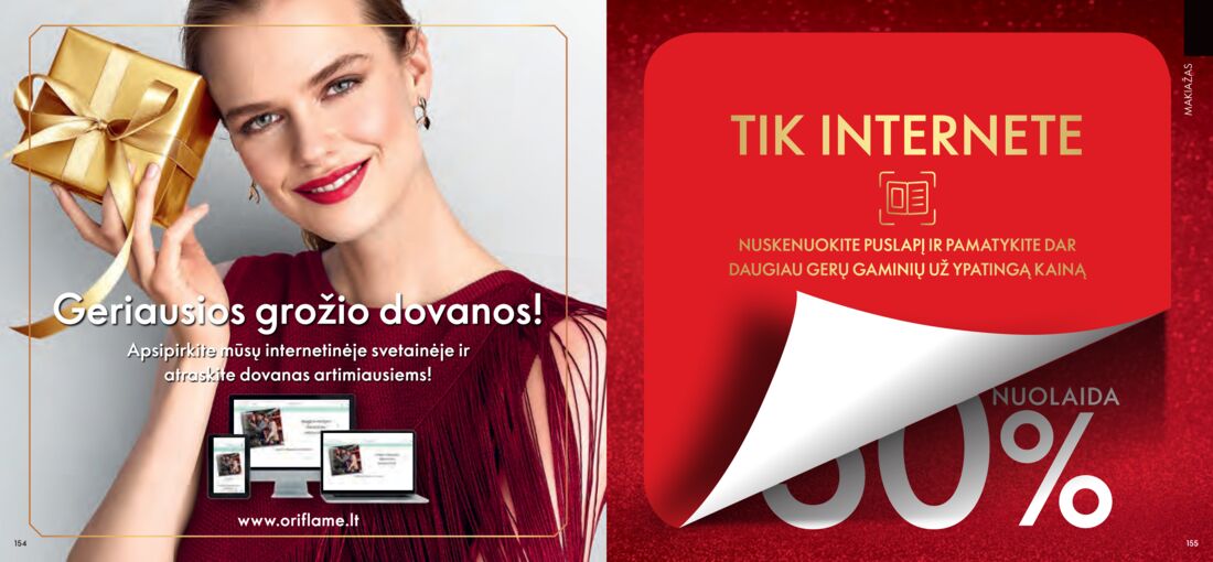 Oriflame katalogas akcijos nuo 
  2020-12-01 iki 
  2020-12-31 | Leidinukas.lt puslapis 78