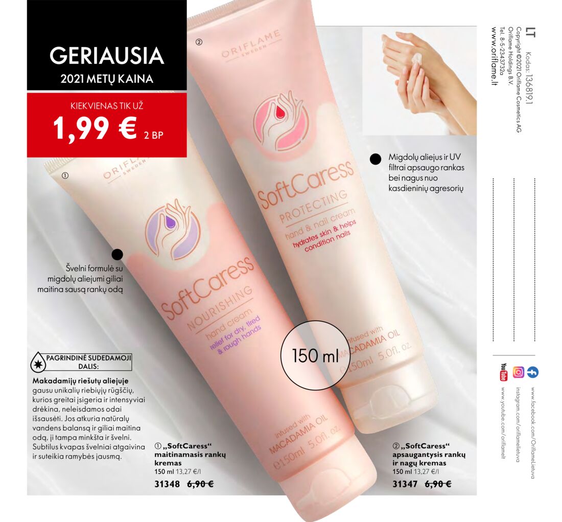 Oriflame katalogas akcijos nuo 
  2021-01-01 iki 
  2021-01-31 | Leidinukas.lt puslapis 69