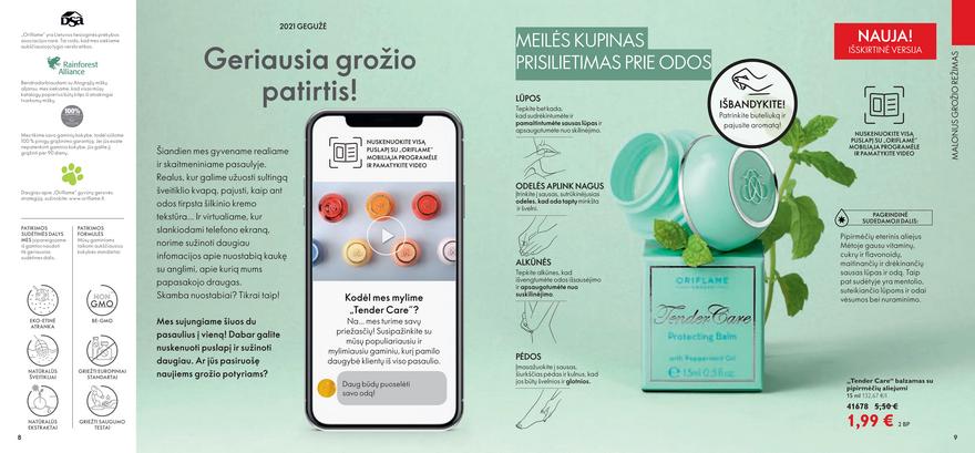 Oriflame katalogas akcijos nuo 
  2021-05-01 iki 
  2021-05-31 | Leidinukas.lt puslapis 5