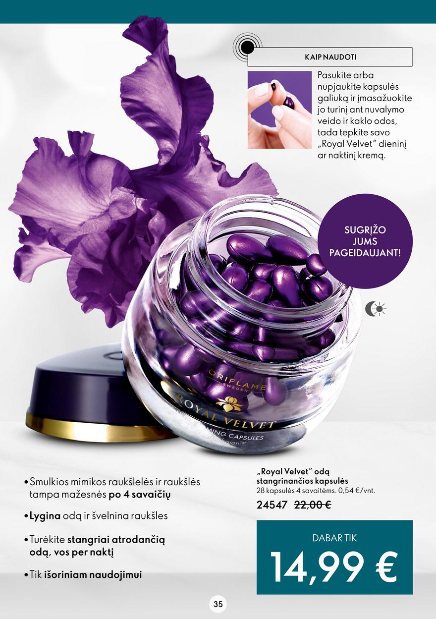 Oriflame katalogas akcijos nuo 
  2022-06-08 iki 
  2022-06-28 | Leidinukas.lt puslapis 35