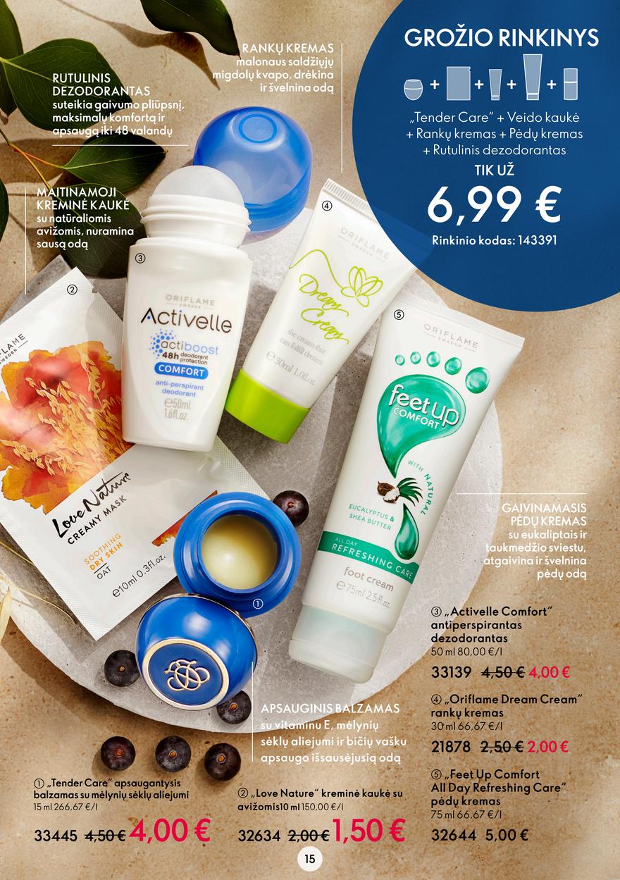 Oriflame katalogas akcijos nuo 
  2022-06-29 iki 
  2022-07-19 | Leidinukas.lt puslapis 15