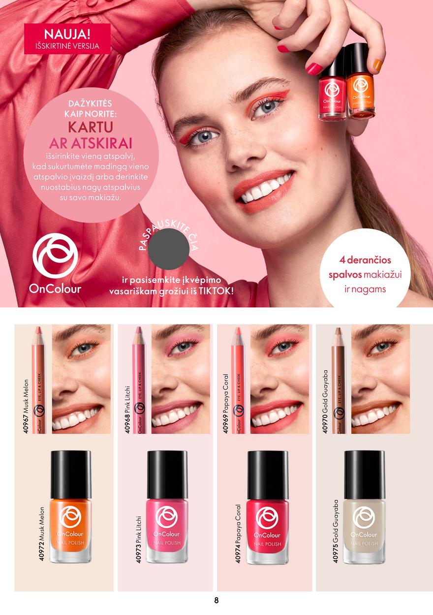 Oriflame katalogas akcijos nuo 
  2022-06-29 iki 
  2022-07-19 | Leidinukas.lt puslapis 8