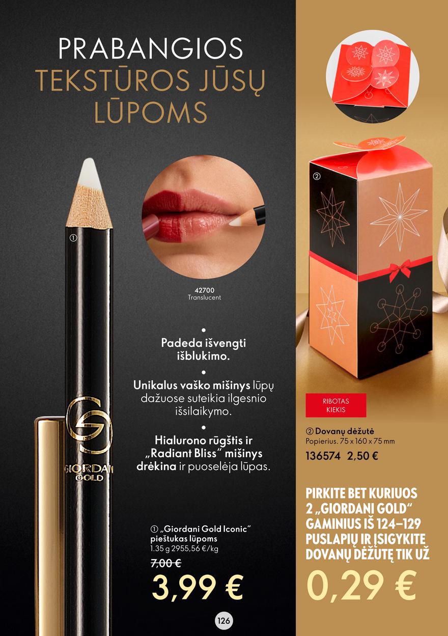 Oriflame katalogas akcijos nuo 
  2022-11-30 iki 
  2022-12-20 | Leidinukas.lt puslapis 126