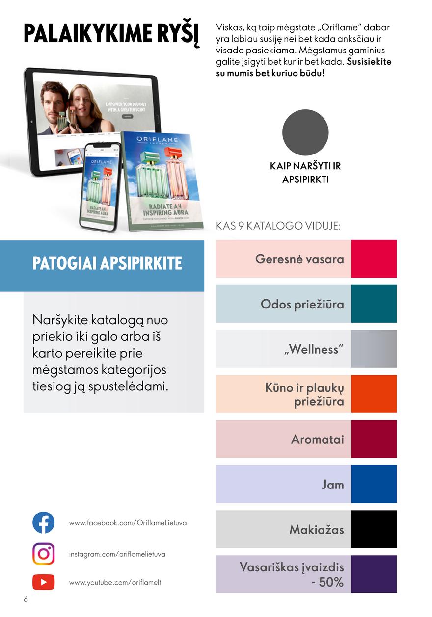 Oriflame katalogas akcijos nuo 
  2023-06-07 iki 
  2023-06-27 | Leidinukas.lt puslapis 8