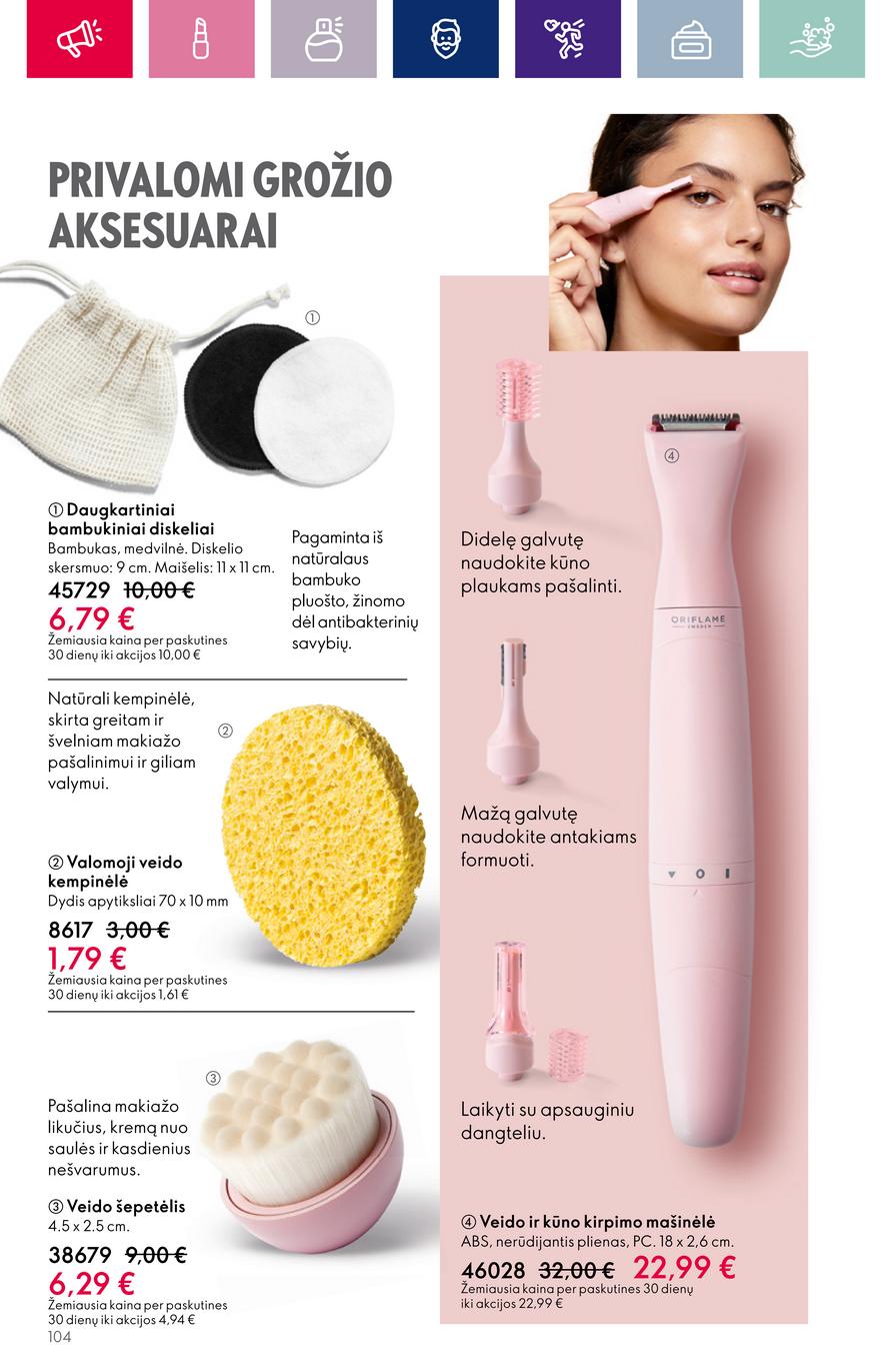 Oriflame katalogas akcijos nuo 
  2023-08-23 iki 
  2023-09-12 | Leidinukas.lt puslapis 104