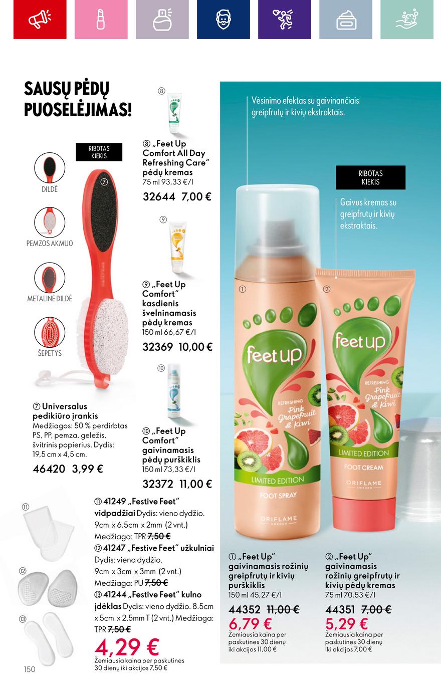 Oriflame katalogas akcijos nuo 
  2023-08-23 iki 
  2023-09-12 | Leidinukas.lt puslapis 150