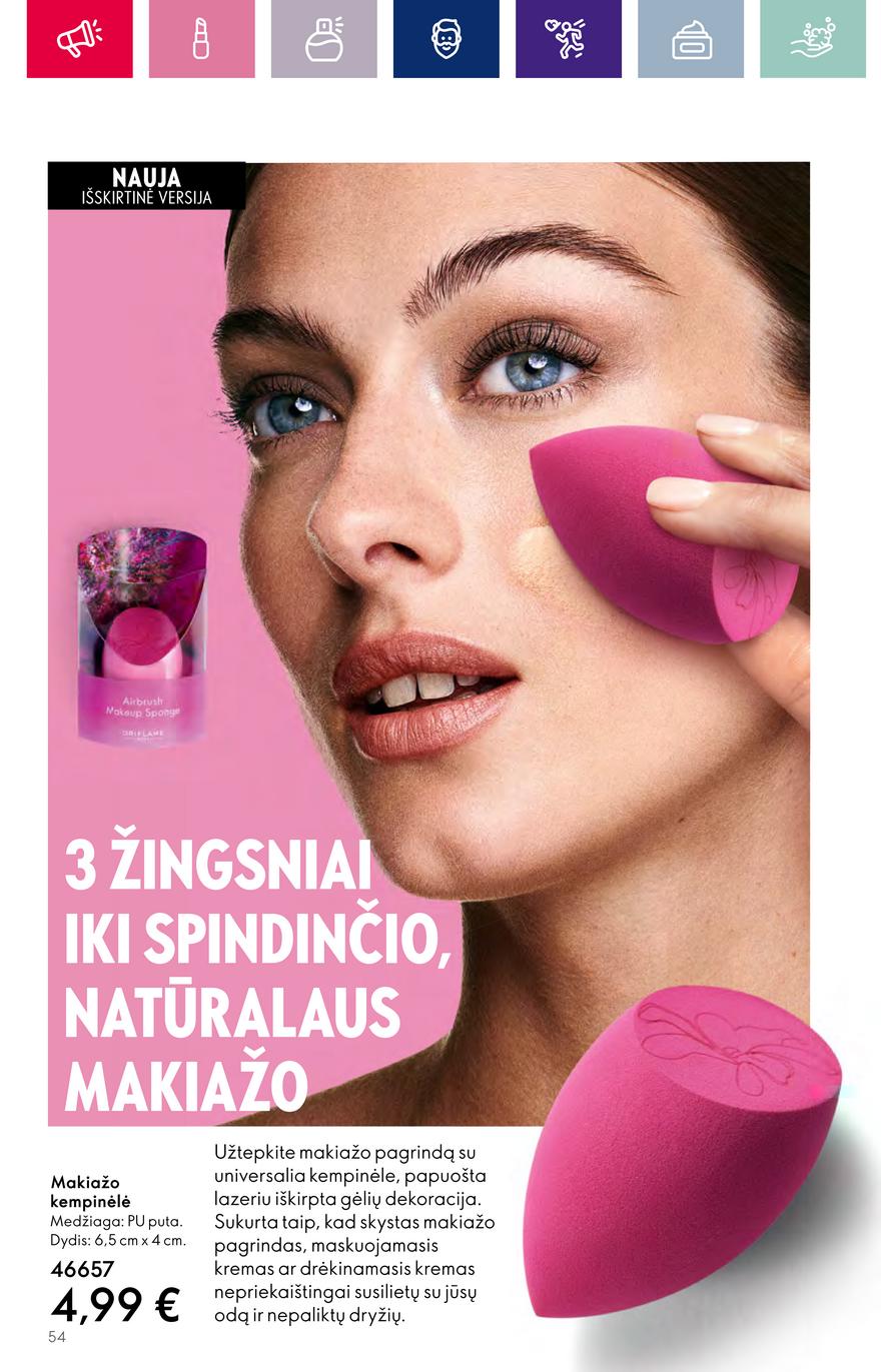 Oriflame katalogas akcijos nuo 
  2023-10-04 iki 
  2023-11-01 | Leidinukas.lt puslapis 54