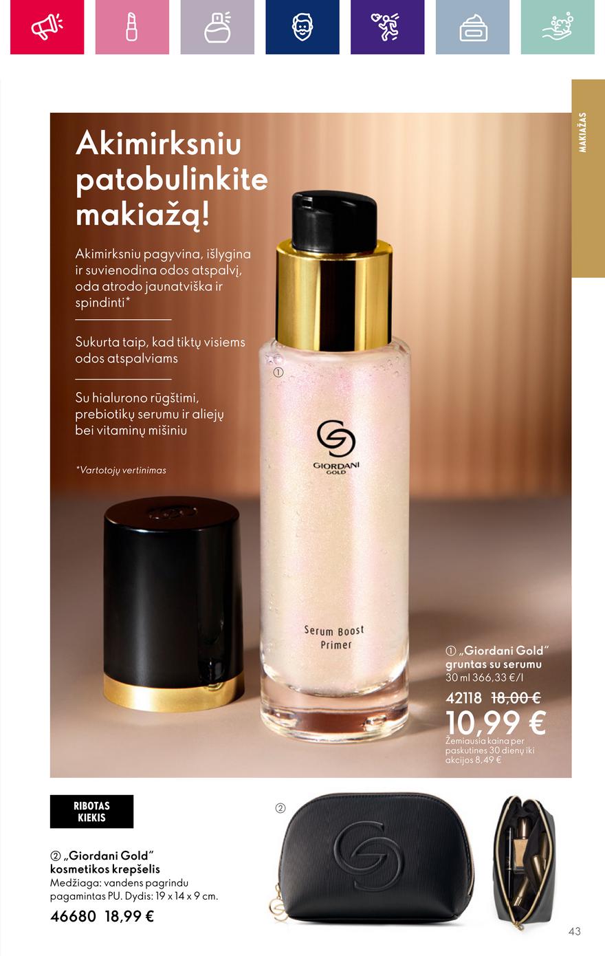 Oriflame katalogas akcijos nuo 
  2023-11-08 iki 
  2023-11-28 | Leidinukas.lt puslapis 43