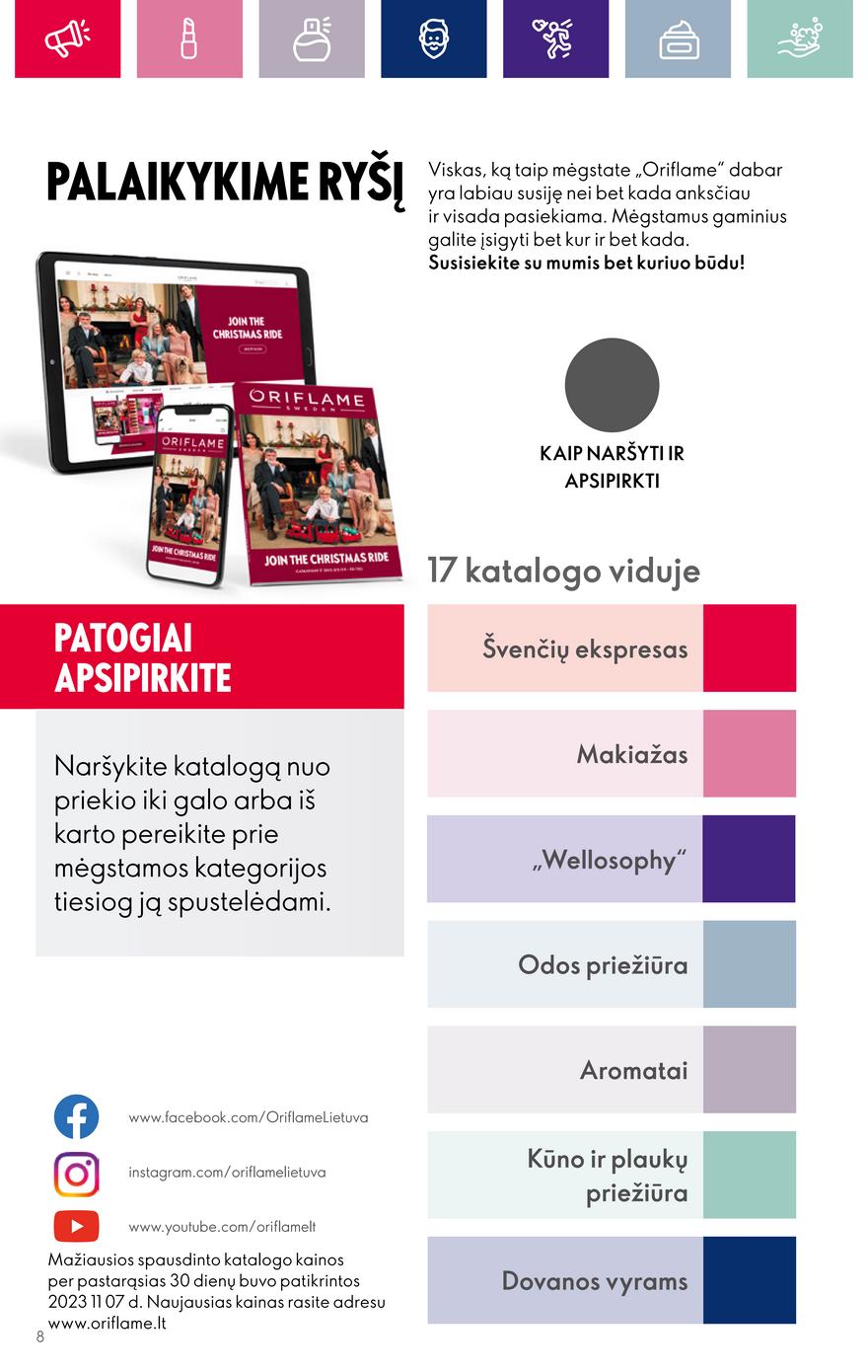 Oriflame katalogas akcijos nuo 
  2023-11-08 iki 
  2023-11-28 | Leidinukas.lt puslapis 8