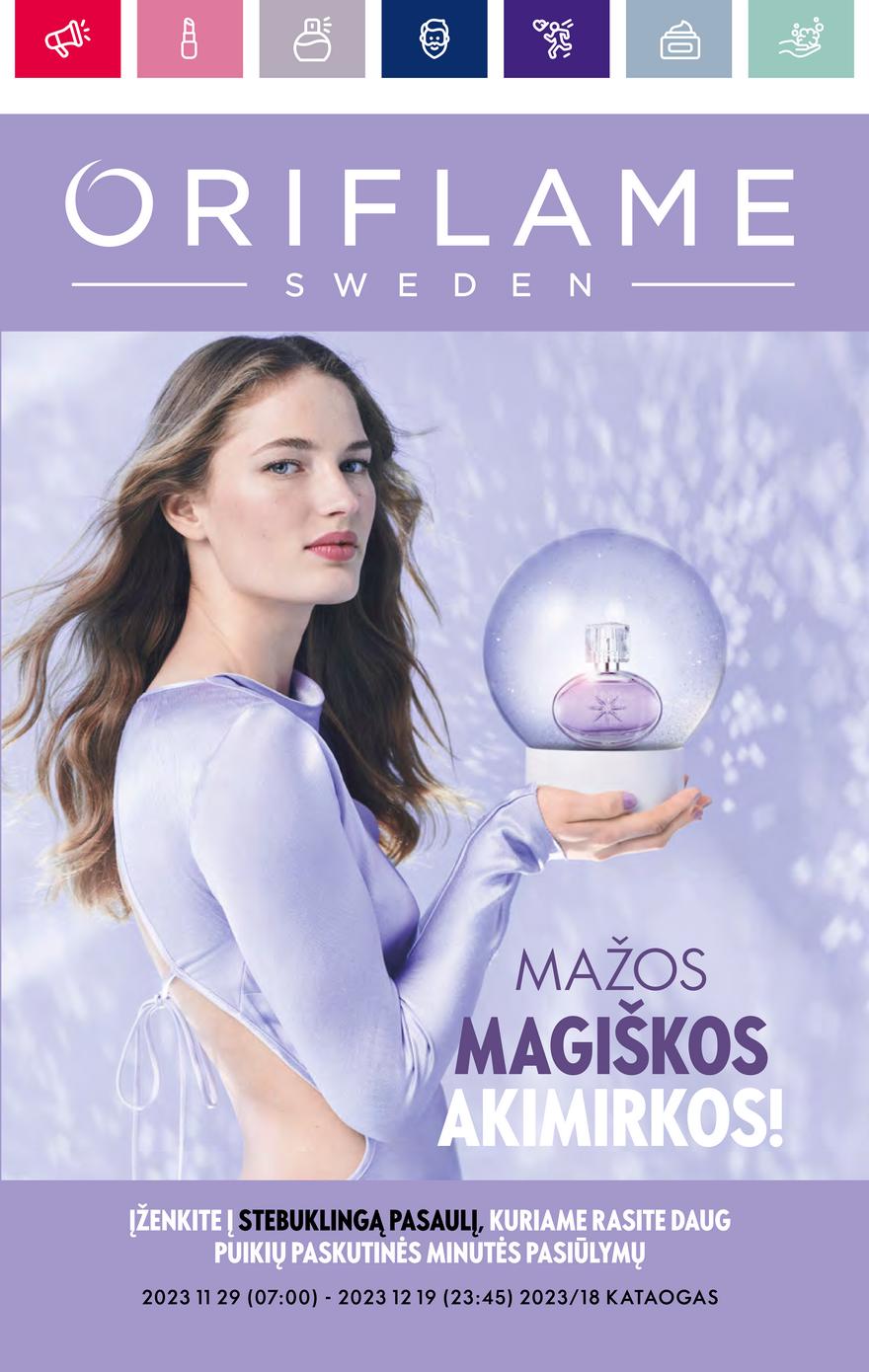 Oriflame katalogas akcijos nuo 
  2023-11-29 iki 
  2023-12-19 | Leidinukas.lt puslapis 1