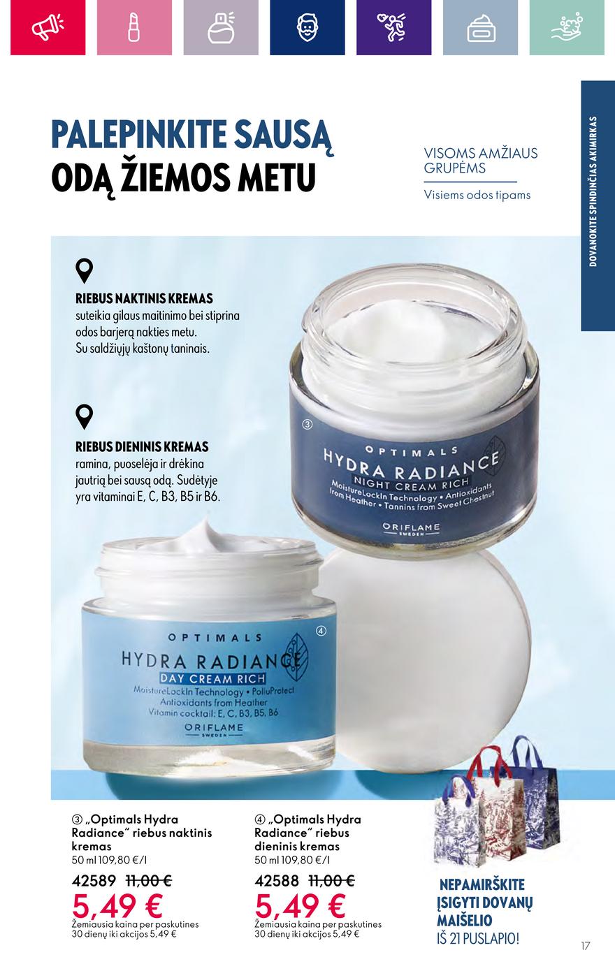 Oriflame katalogas akcijos nuo 
  2023-11-29 iki 
  2023-12-19 | Leidinukas.lt puslapis 17