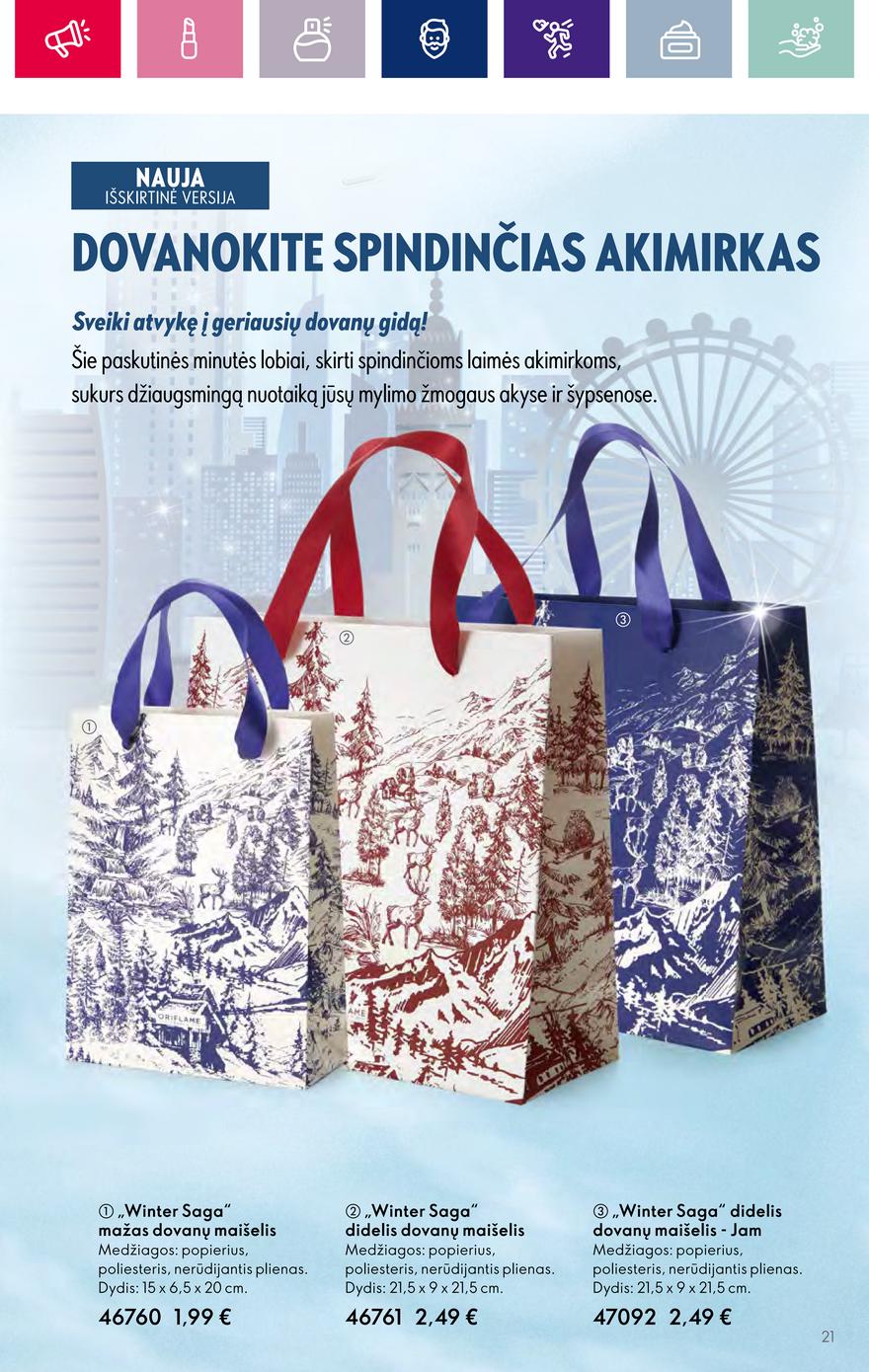 Oriflame katalogas akcijos nuo 
  2023-11-29 iki 
  2023-12-19 | Leidinukas.lt puslapis 21