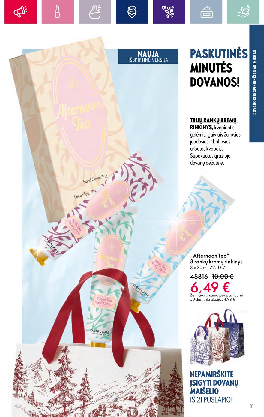 Oriflame katalogas akcijos nuo 
  2023-11-29 iki 
  2023-12-19 | Leidinukas.lt puslapis 31