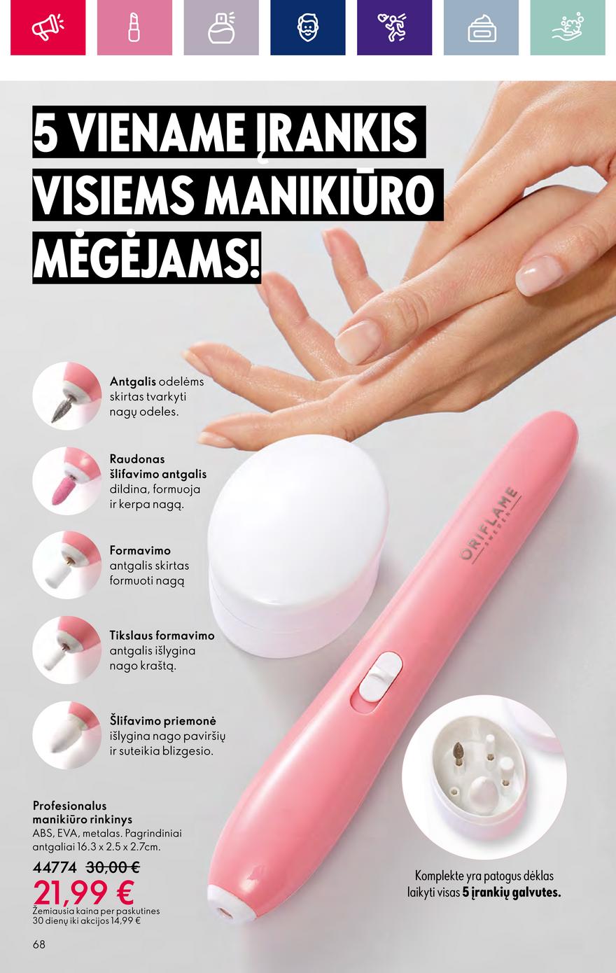 Oriflame katalogas akcijos nuo 
  2023-12-20 iki 
  2024-01-16 | Leidinukas.lt puslapis 68