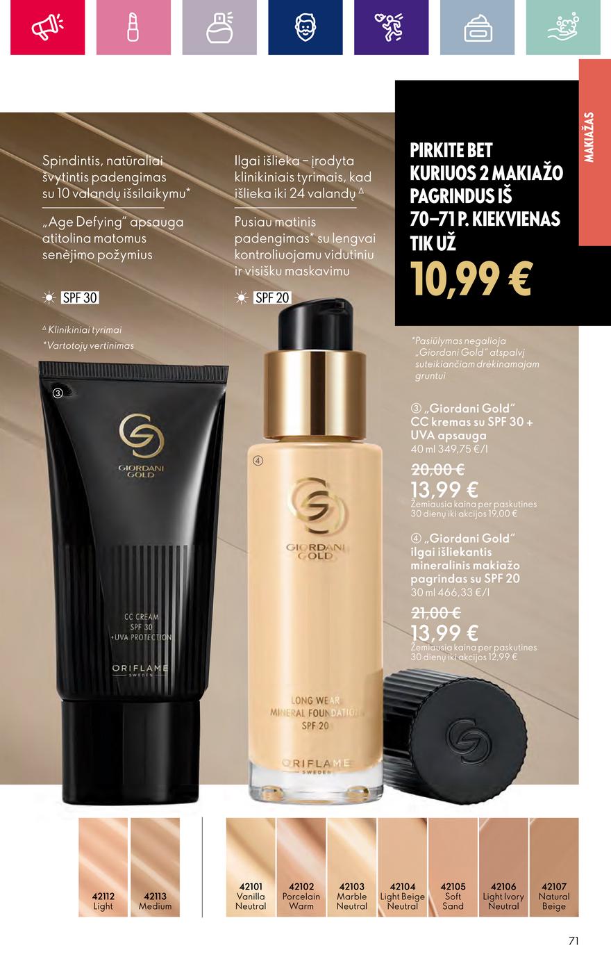 Oriflame katalogas akcijos nuo 
  2024-01-17 iki 
  2024-02-14 | Leidinukas.lt puslapis 71