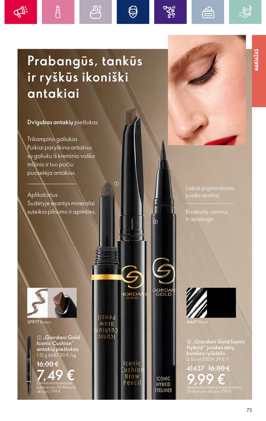 Oriflame katalogas akcijos nuo 
  2024-01-17 iki 
  2024-02-14 | Leidinukas.lt puslapis 73