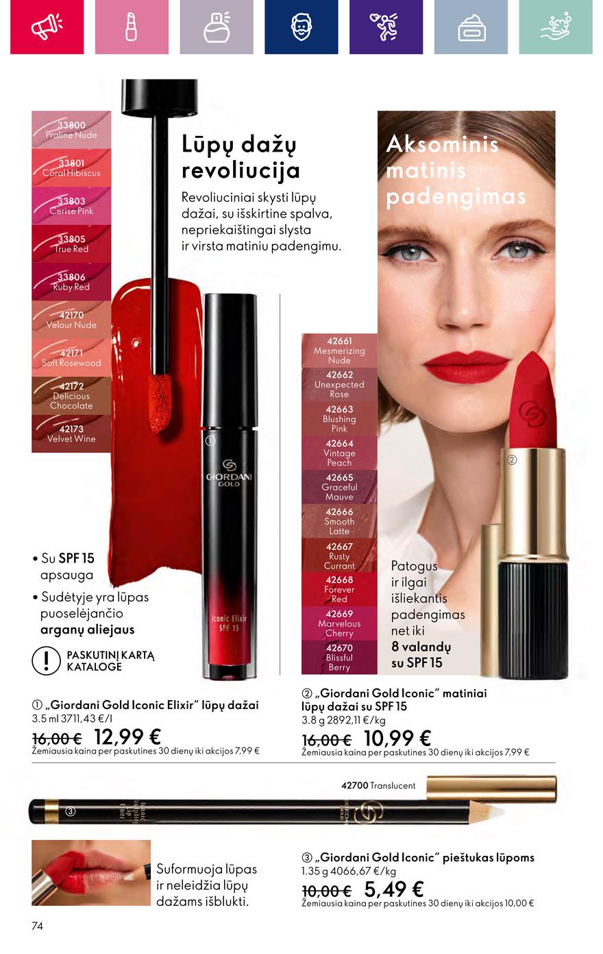 Oriflame katalogas akcijos nuo 
  2024-01-17 iki 
  2024-02-14 | Leidinukas.lt puslapis 74