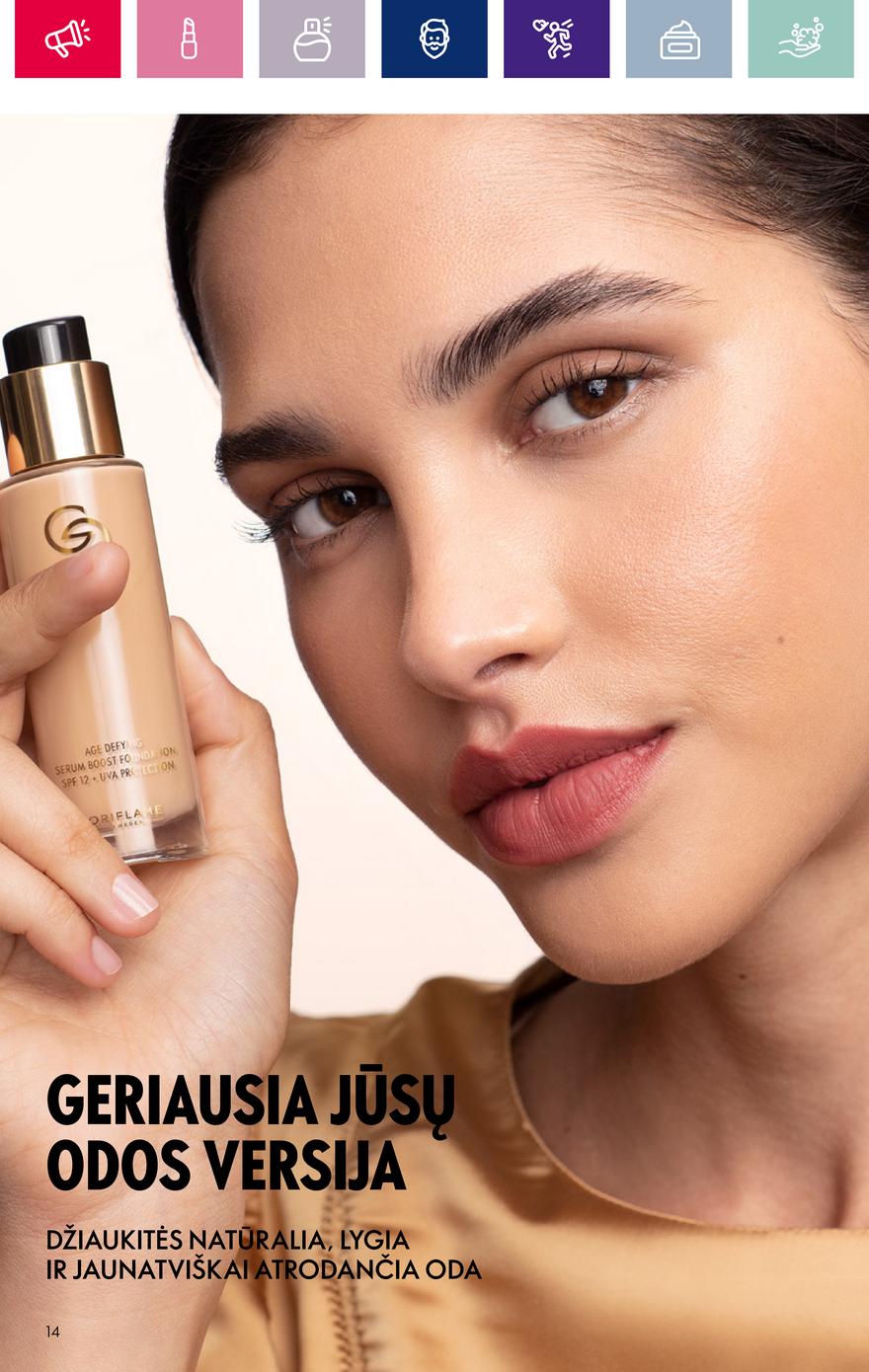 Oriflame katalogas akcijos nuo 
  2024-02-15 iki 
  2024-03-06 | Leidinukas.lt puslapis 14