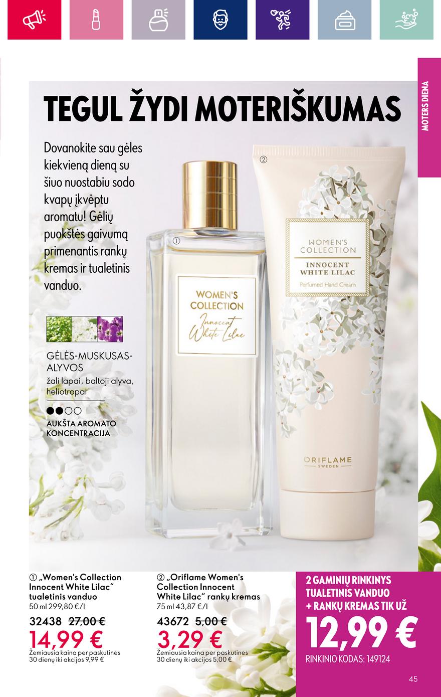 Oriflame katalogas akcijos nuo 
  2024-02-15 iki 
  2024-03-06 | Leidinukas.lt puslapis 45