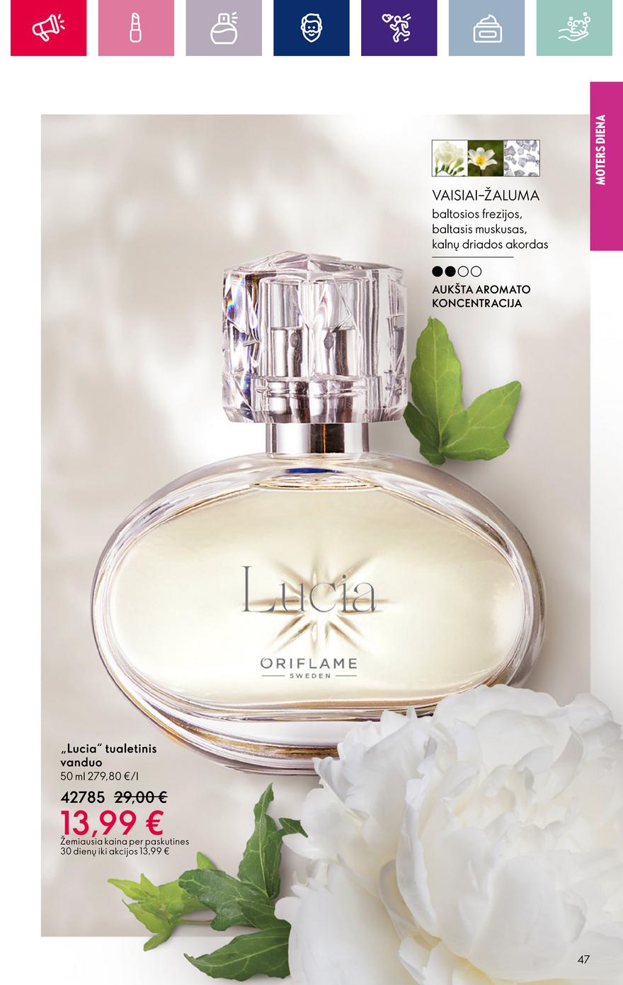 Oriflame katalogas akcijos nuo 
  2024-02-15 iki 
  2024-03-06 | Leidinukas.lt puslapis 47