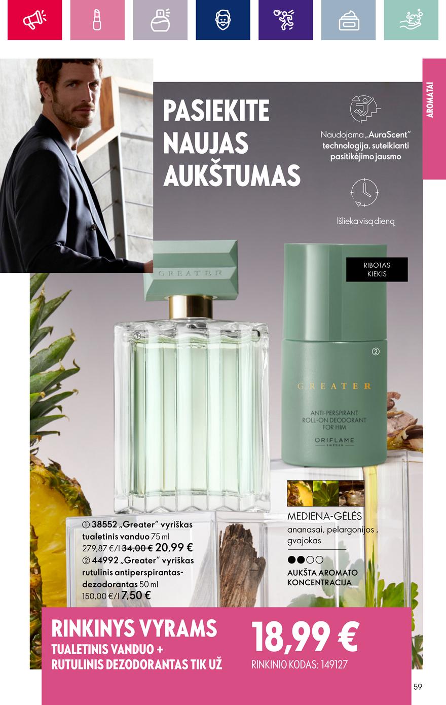 Oriflame katalogas akcijos nuo 
  2024-02-15 iki 
  2024-03-06 | Leidinukas.lt puslapis 59