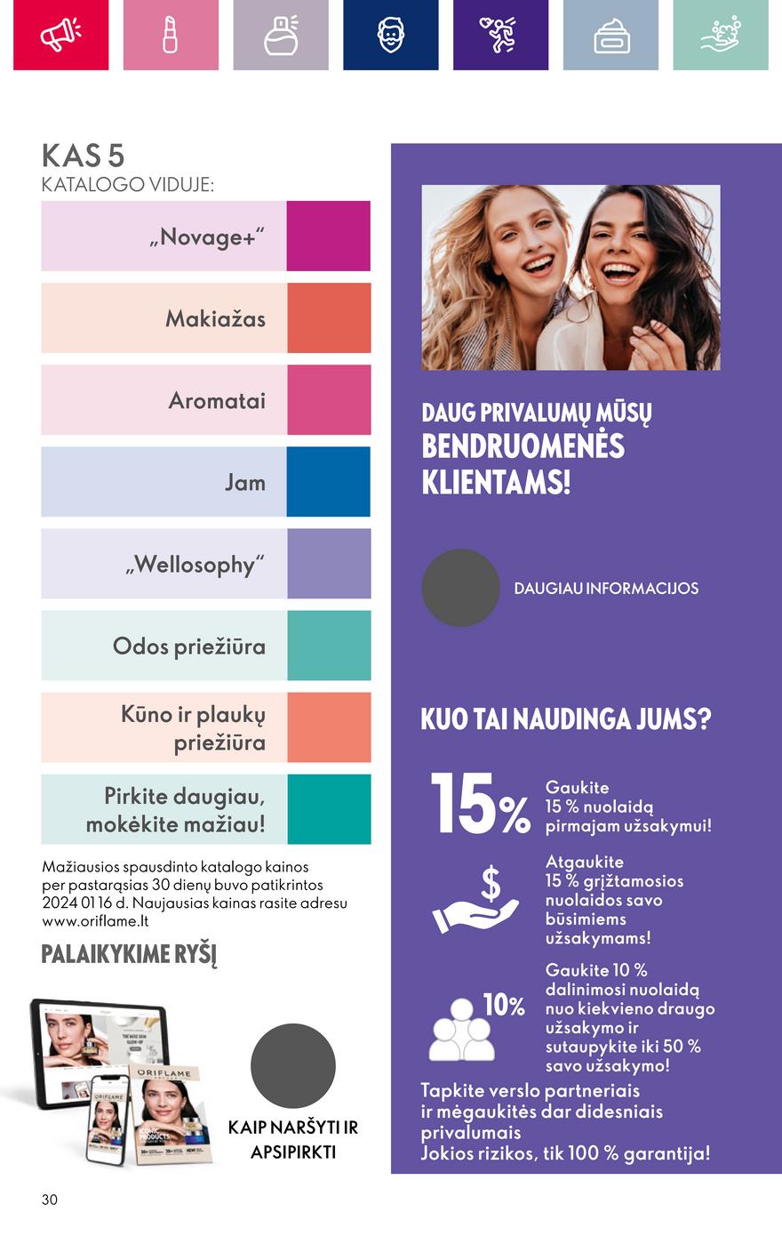 Oriflame katalogas akcijos nuo 
  2024-03-28 iki 
  2024-04-17 | Leidinukas.lt puslapis 30