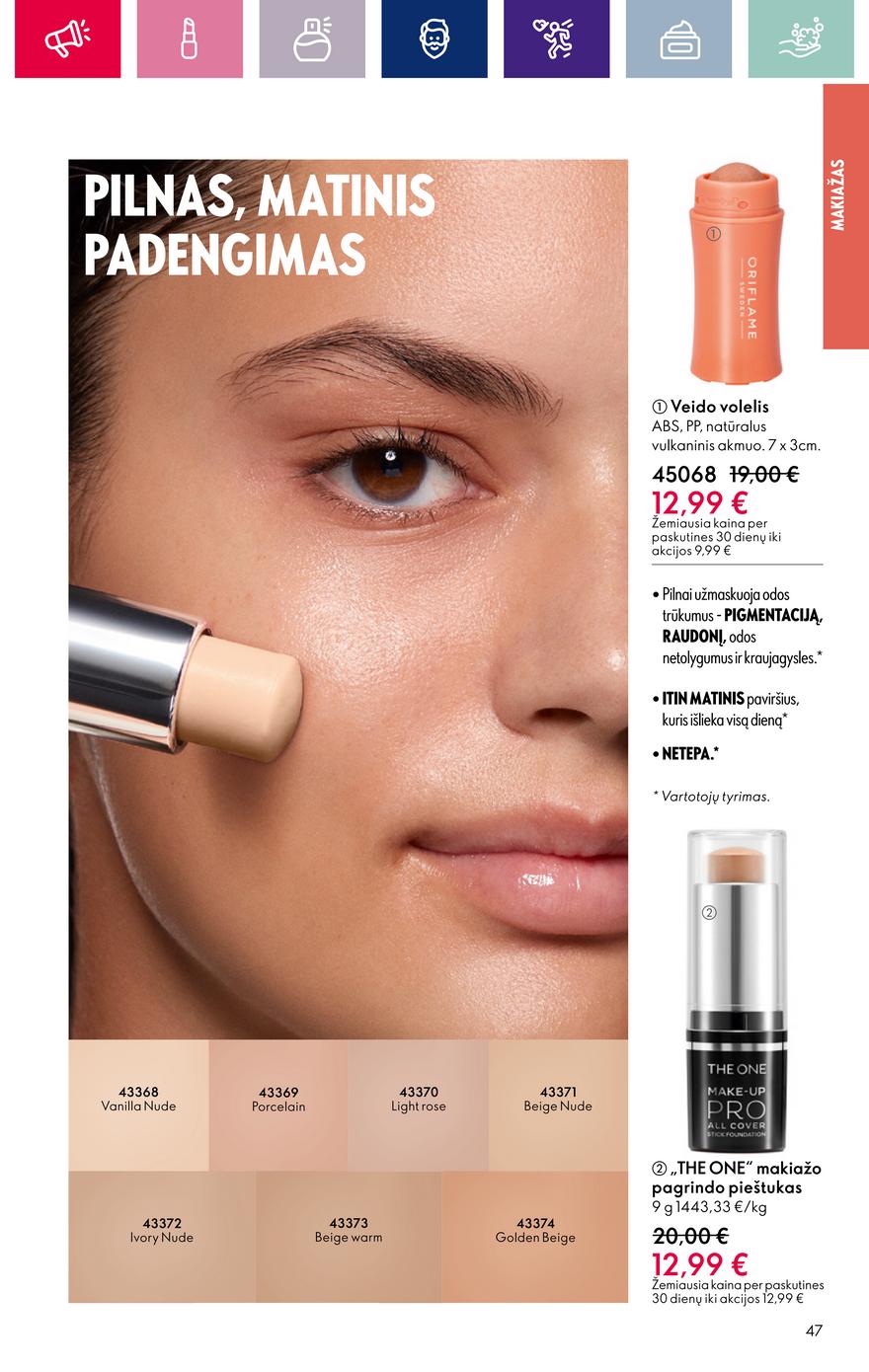 Oriflame katalogas akcijos nuo 
  2024-03-28 iki 
  2024-04-17 | Leidinukas.lt puslapis 47