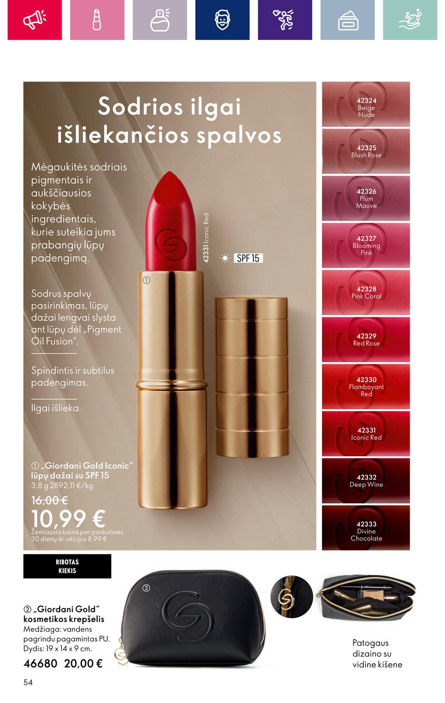 Oriflame katalogas akcijos nuo 
  2024-03-28 iki 
  2024-04-17 | Leidinukas.lt puslapis 54