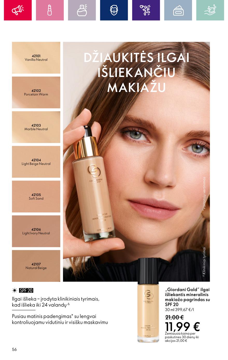 Oriflame katalogas akcijos nuo 
  2024-03-28 iki 
  2024-04-17 | Leidinukas.lt puslapis 56