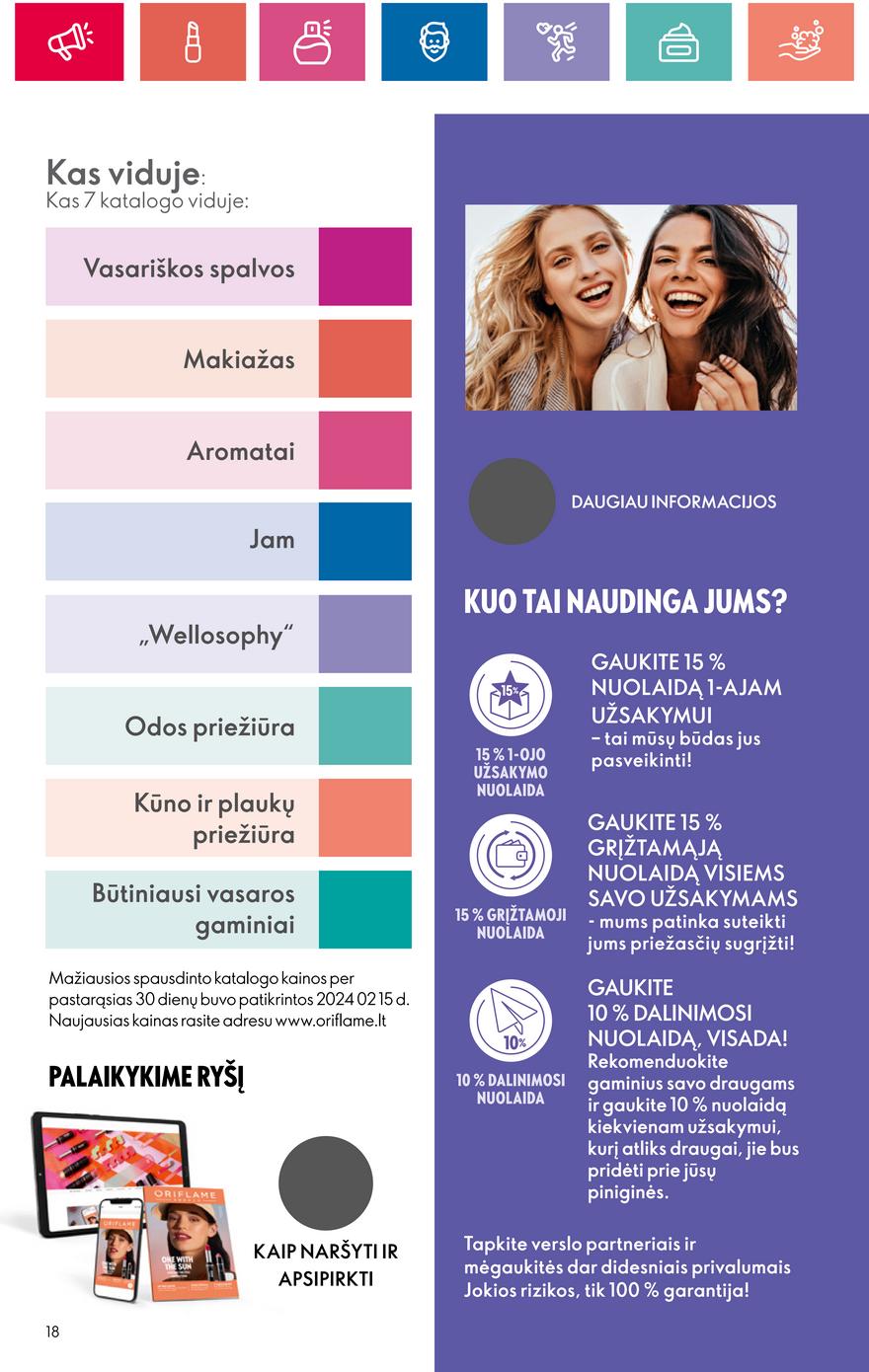 Oriflame katalogas akcijos nuo 
  2024-05-09 iki 
  2024-05-29 | Leidinukas.lt puslapis 18