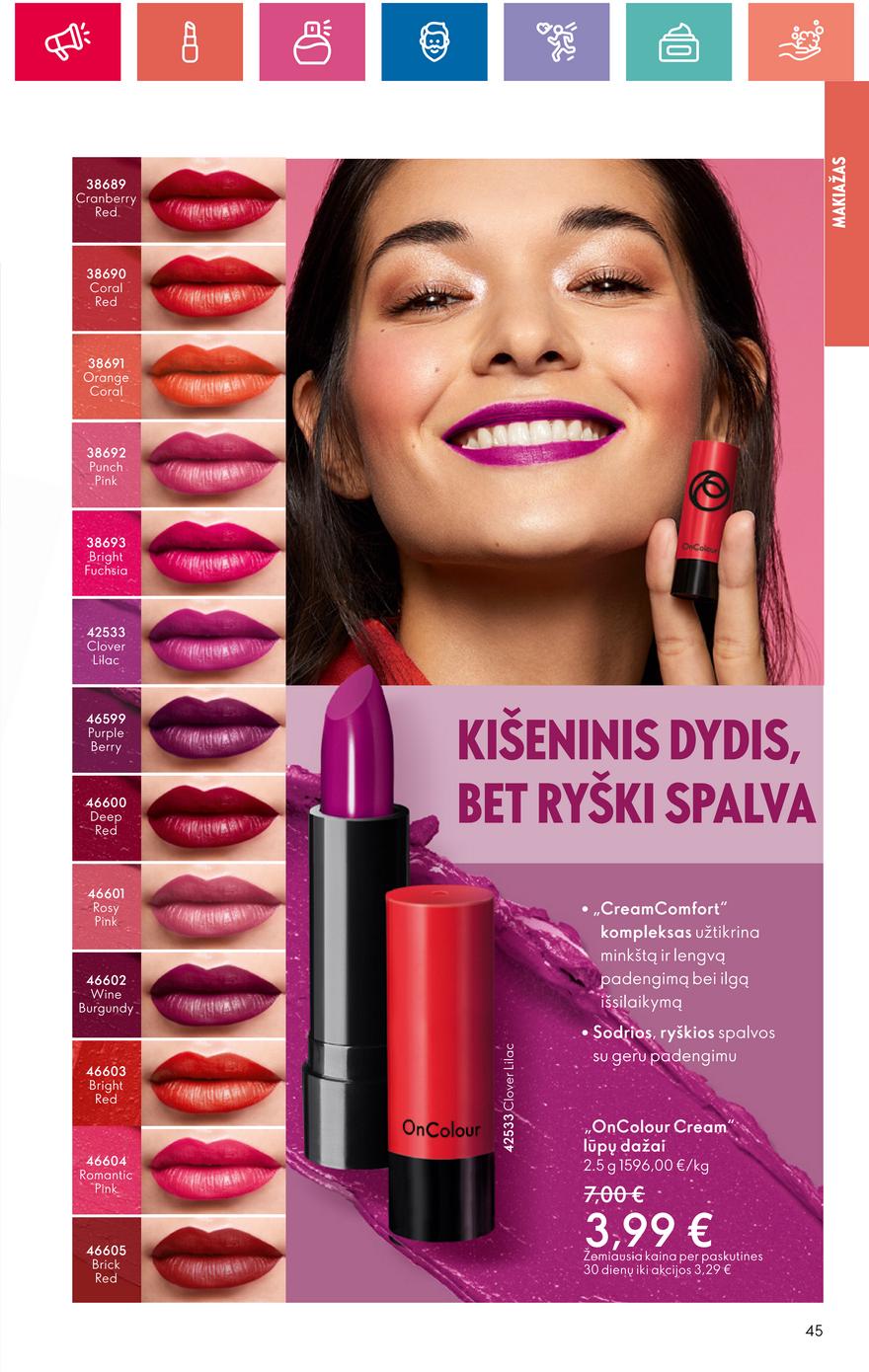 Oriflame katalogas akcijos nuo 
  2024-05-09 iki 
  2024-05-29 | Leidinukas.lt puslapis 45