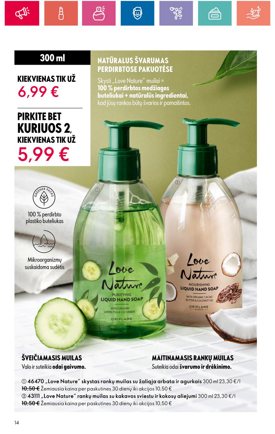 Oriflame katalogas akcijos nuo 
  2024-05-30 iki 
  2024-06-19 | Leidinukas.lt puslapis 14