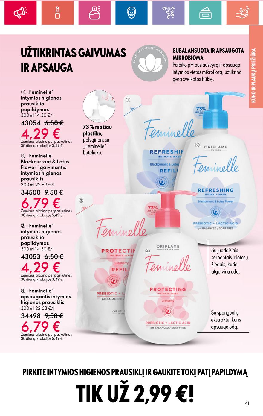 Oriflame katalogas akcijos nuo 
  2024-05-30 iki 
  2024-06-19 | Leidinukas.lt puslapis 41