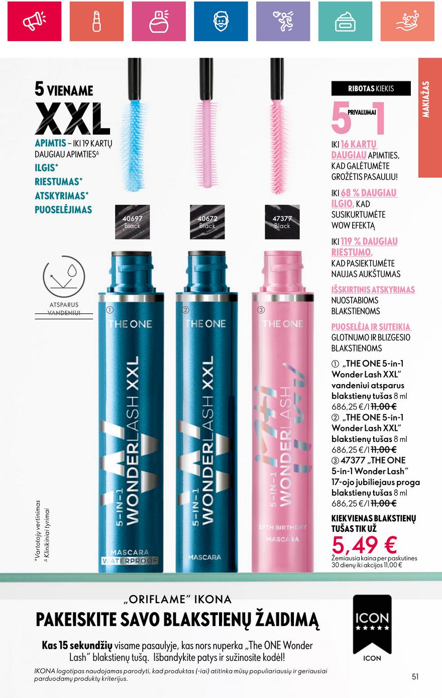 Oriflame katalogas akcijos nuo 
  2024-05-30 iki 
  2024-06-19 | Leidinukas.lt puslapis 51