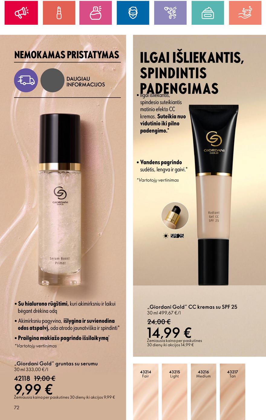 Oriflame katalogas akcijos nuo 
  2024-05-30 iki 
  2024-06-19 | Leidinukas.lt puslapis 72