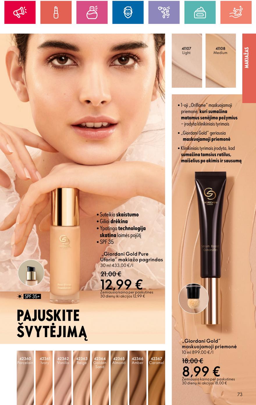 Oriflame katalogas akcijos nuo 
  2024-05-30 iki 
  2024-06-19 | Leidinukas.lt puslapis 73