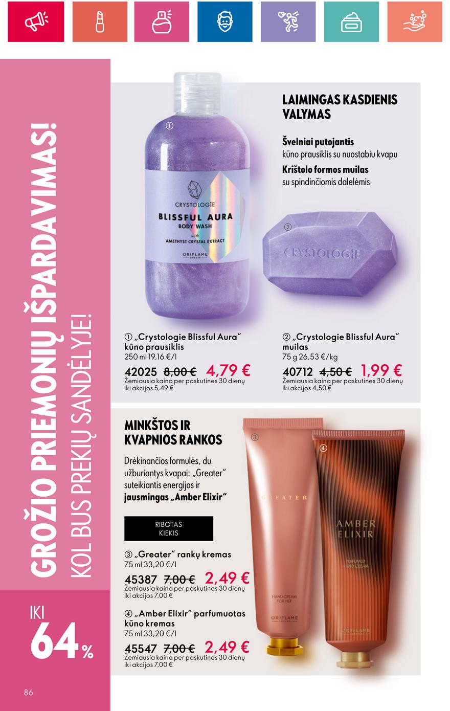 Oriflame katalogas akcijos nuo 
  2024-05-30 iki 
  2024-06-19 | Leidinukas.lt puslapis 86