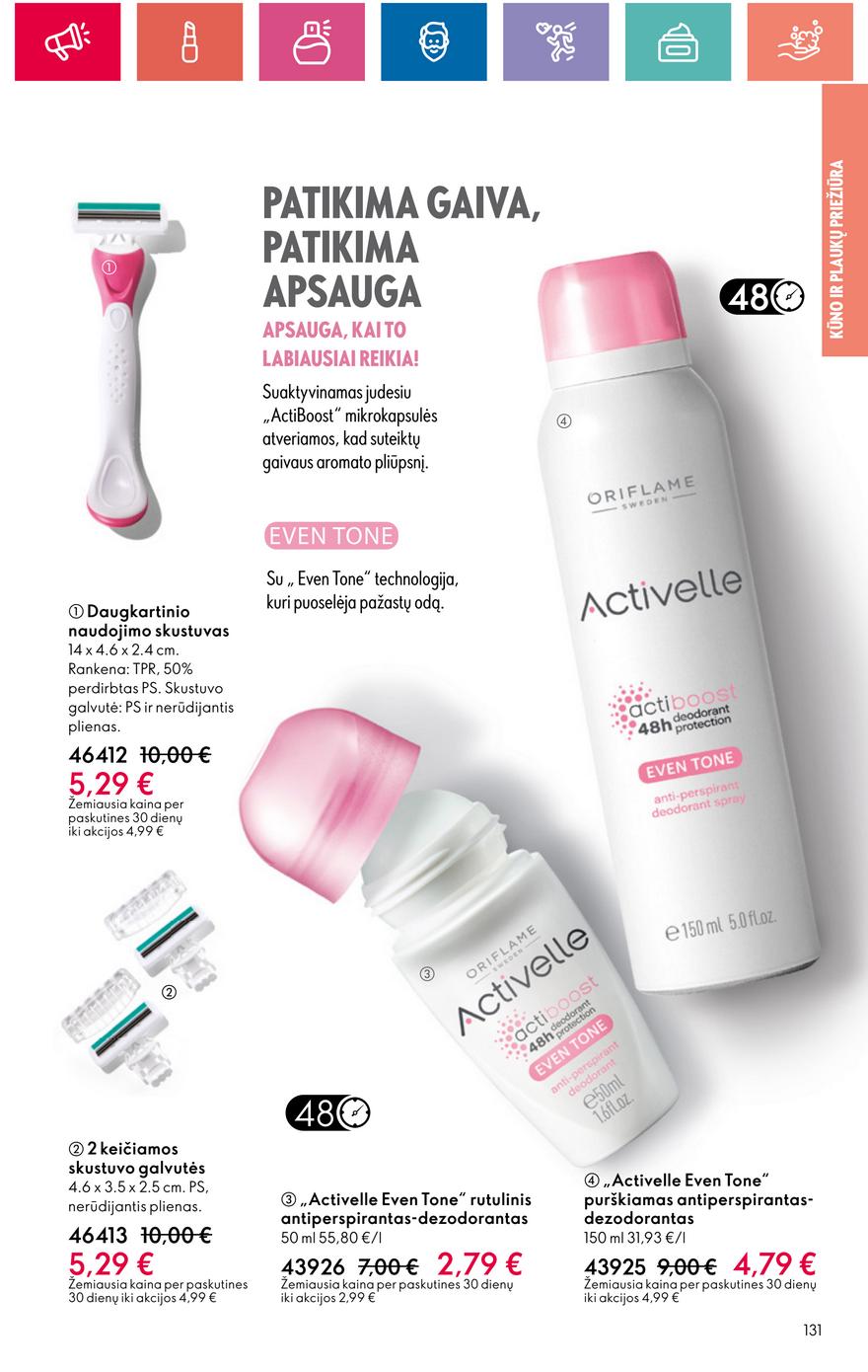 Oriflame katalogas akcijos nuo 
  2024-06-20 iki 
  2024-07-10 | Leidinukas.lt puslapis 131