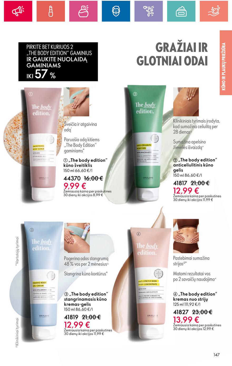 Oriflame katalogas akcijos nuo 
  2024-06-20 iki 
  2024-07-10 | Leidinukas.lt puslapis 147