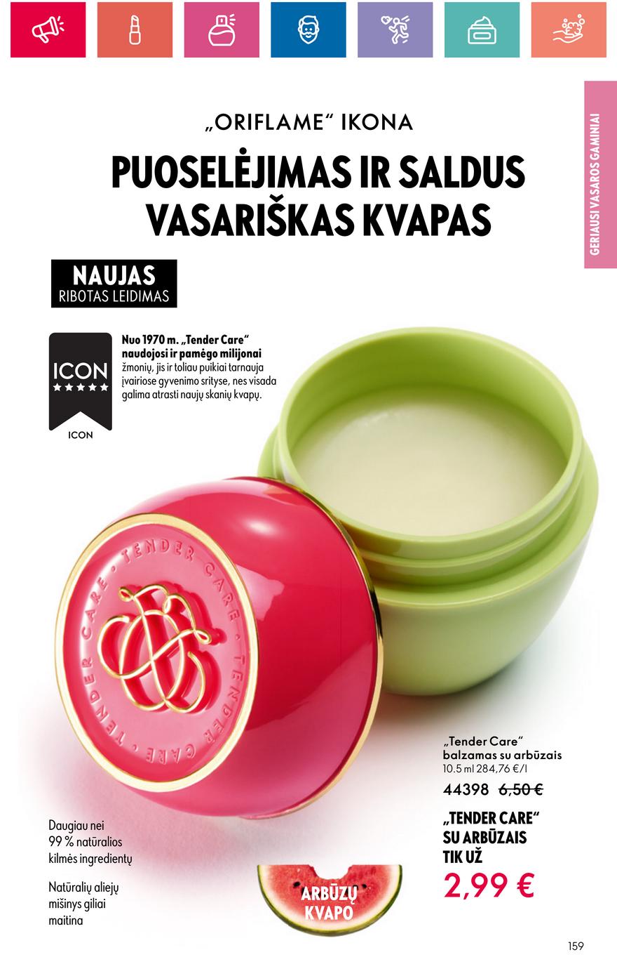 Oriflame katalogas akcijos nuo 
  2024-06-20 iki 
  2024-07-10 | Leidinukas.lt puslapis 159