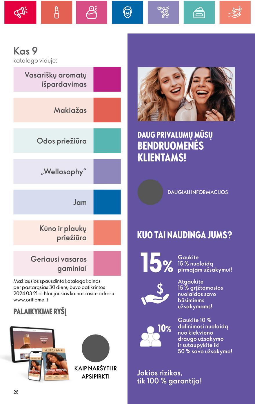 Oriflame katalogas akcijos nuo 
  2024-06-20 iki 
  2024-07-10 | Leidinukas.lt puslapis 28