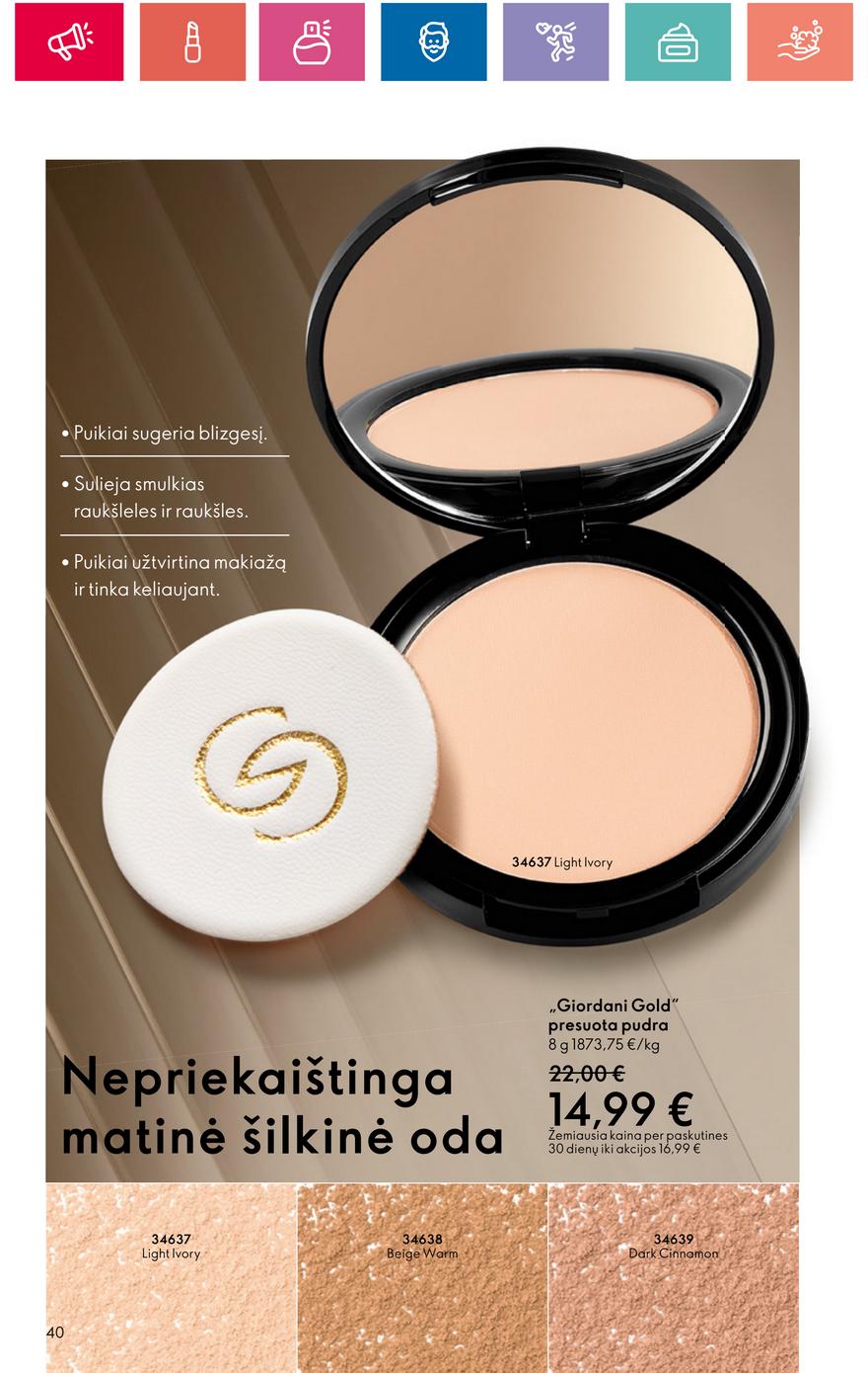 Oriflame katalogas akcijos nuo 
  2024-06-20 iki 
  2024-07-10 | Leidinukas.lt puslapis 40