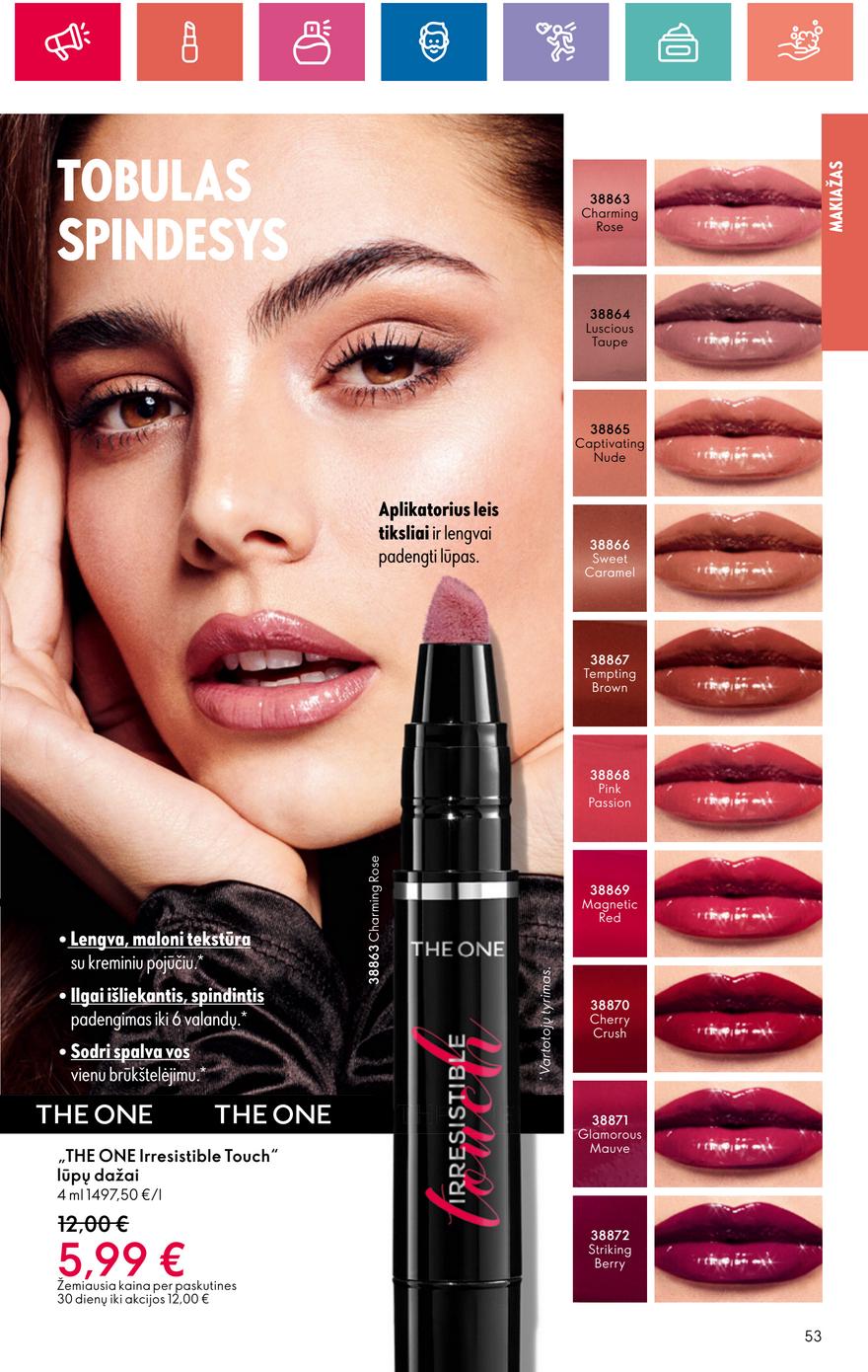 Oriflame katalogas akcijos nuo 
  2024-06-20 iki 
  2024-07-10 | Leidinukas.lt puslapis 53