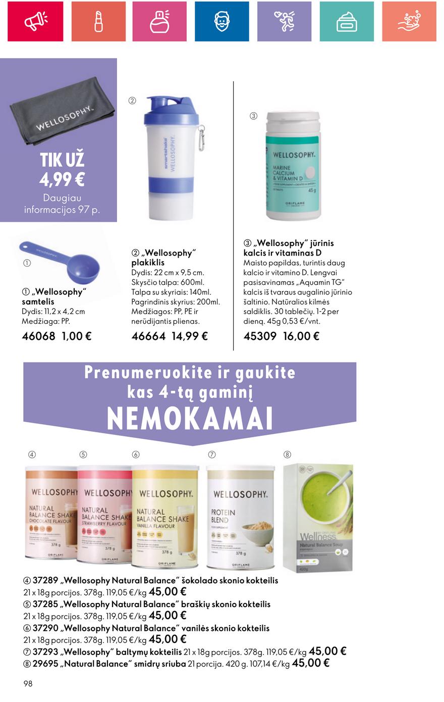 Oriflame katalogas akcijos nuo 
  2024-06-20 iki 
  2024-07-10 | Leidinukas.lt puslapis 98