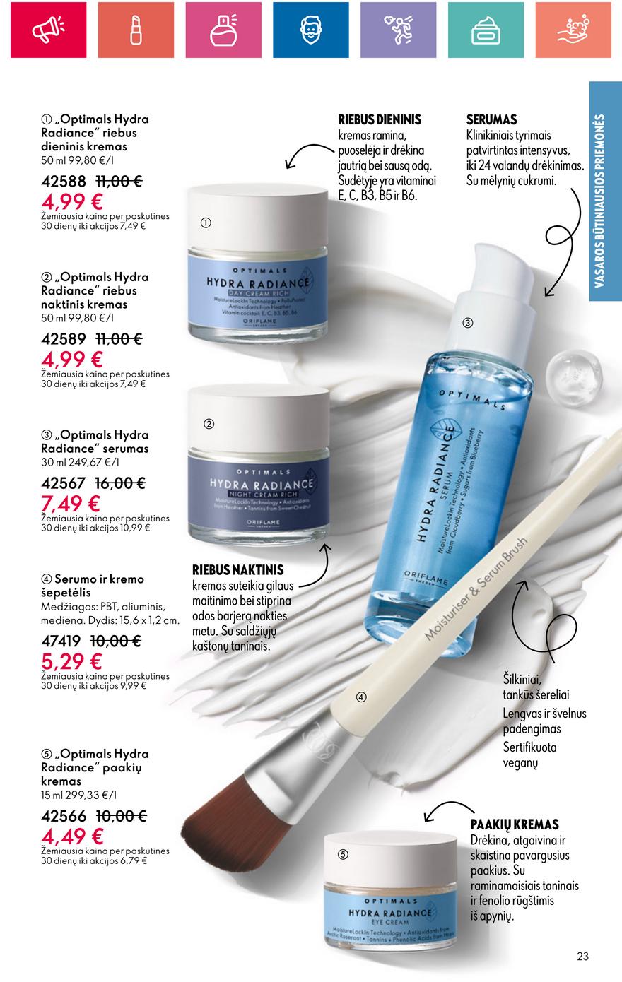 Oriflame katalogas akcijos nuo 
  2024-07-11 iki 
  2024-07-31 | Leidinukas.lt puslapis 23