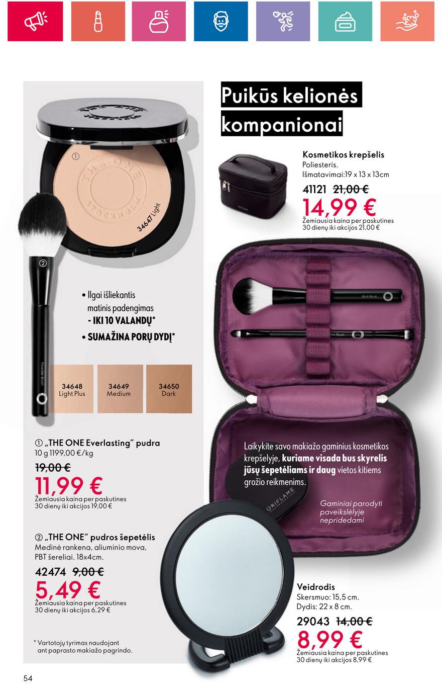 Oriflame katalogas akcijos nuo 
  2024-07-11 iki 
  2024-07-31 | Leidinukas.lt puslapis 54