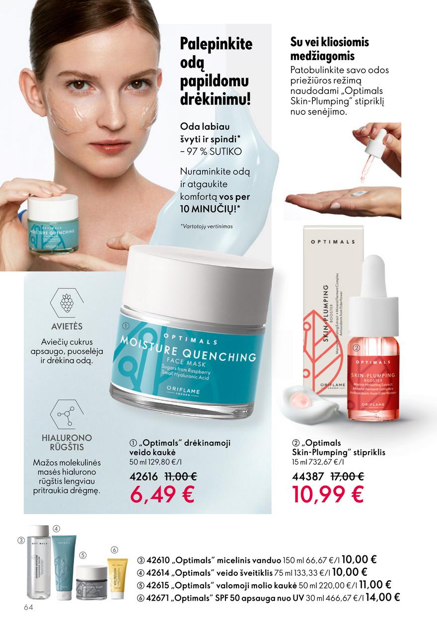 Oriflame leidinys akcijos nuo 
  2023-05-17 iki 
  2023-06-06 | Leidinukas.lt puslapis 64