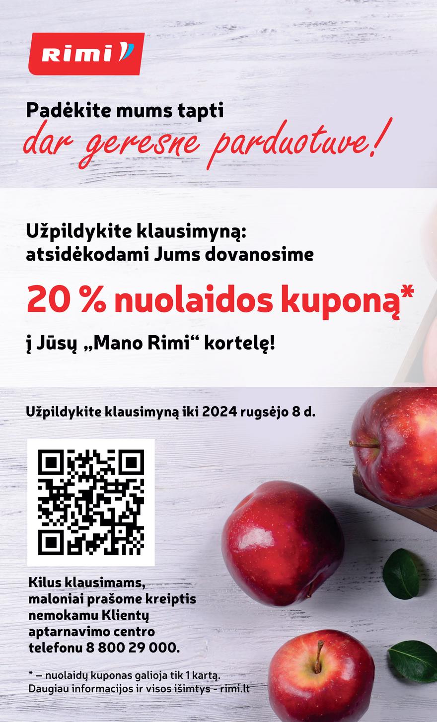 Rimi leidinys 34 akcijos nuo 
  2024-08-20 iki 
  2024-08-26 | Leidinukas.lt puslapis 16