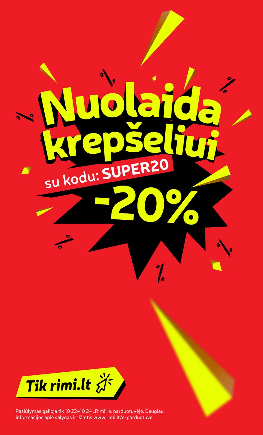 Rimi savaitinis leidinys 43 akcijos nuo 
  2024-10-22 iki 
  2024-10-28 | Leidinukas.lt puslapis 12