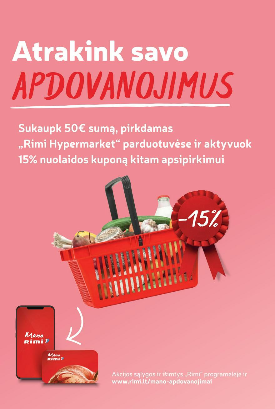 Rimi savaitinis leidinys akcijos nuo 
  2023-08-15 iki 
  2023-08-21 | Leidinukas.lt puslapis 33